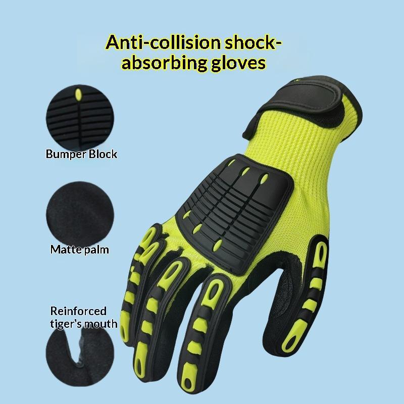 Work Glove Impact - 1 Para Wytrzymałe Rękawice Robocze Odporne