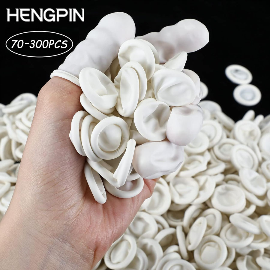 Latex Disposable Glove - HENGPIN 70/300 szt. Ochraniacze na opuszki