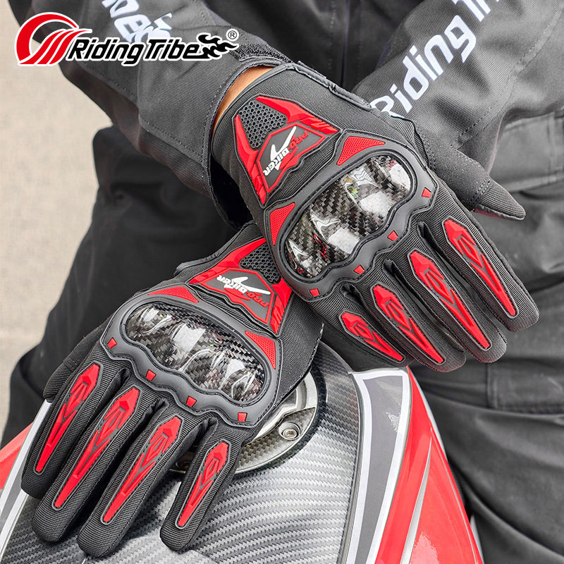 Motorcycle Glove Knuckle - Rękawice motocyklowe RidingTribe Nowe letnie rękawice