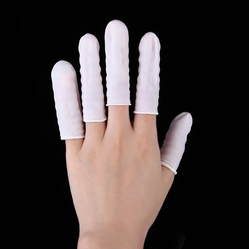 Latex Disposable Glove - 100 szt. Jednorazowe lateksowe nakładki na