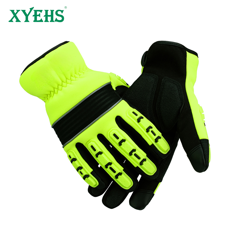 Work Glove Impact - Rękawice ochronne 5mm TPR odporne na