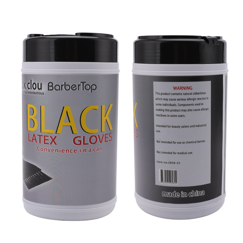 Latex Disposable Glove - 50 szt. Rękawiczki fryzjerskie jednorazowe rękawiczki