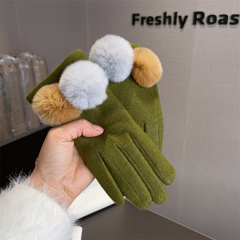 Rękawiczki damskie wełniane w  – Wool Glove Lined recenzja i cena