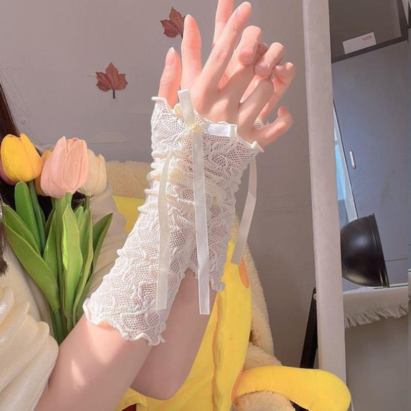Damskie gotyckie rękawiczki be – Fingerless Glove Knit recenzja i cena