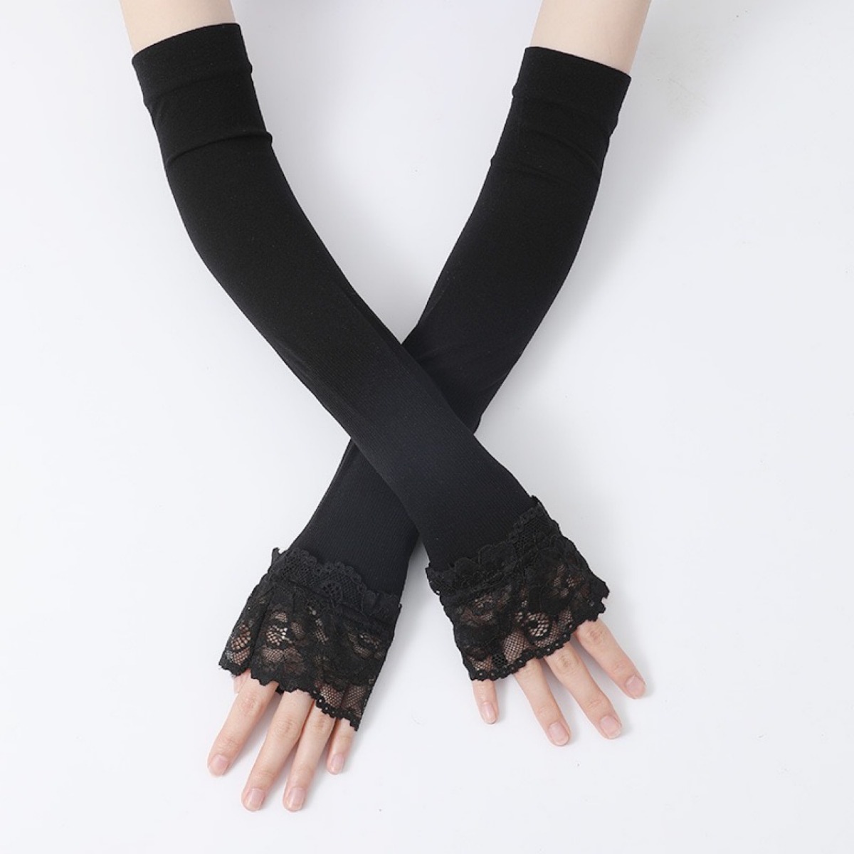 Długie elastyczne rękawki dams – Fingerless Glove Knit recenzja i cena