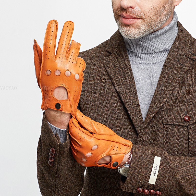 Modne dodatki męskie wiosenne  – Leather Driving Glove recenzja i cena